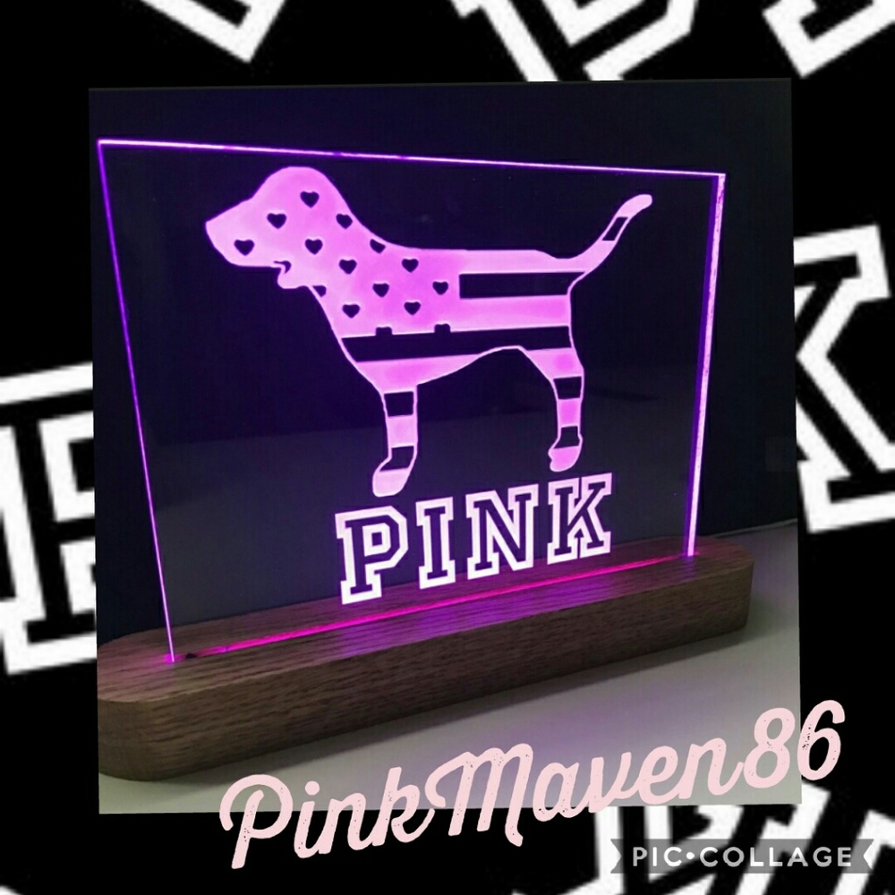 💓VS Pink Dog Plauqe